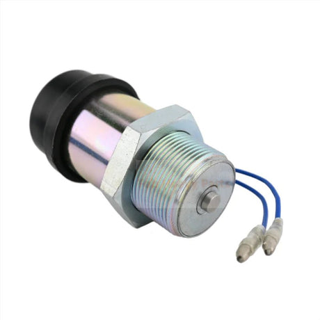 12V Fuel Shutoff Stop Solenoid 30A87 - 00060 for Mitsubishi K3B K3E K4D S3L S3L2Y1 Engine - Fab Heavy Parts