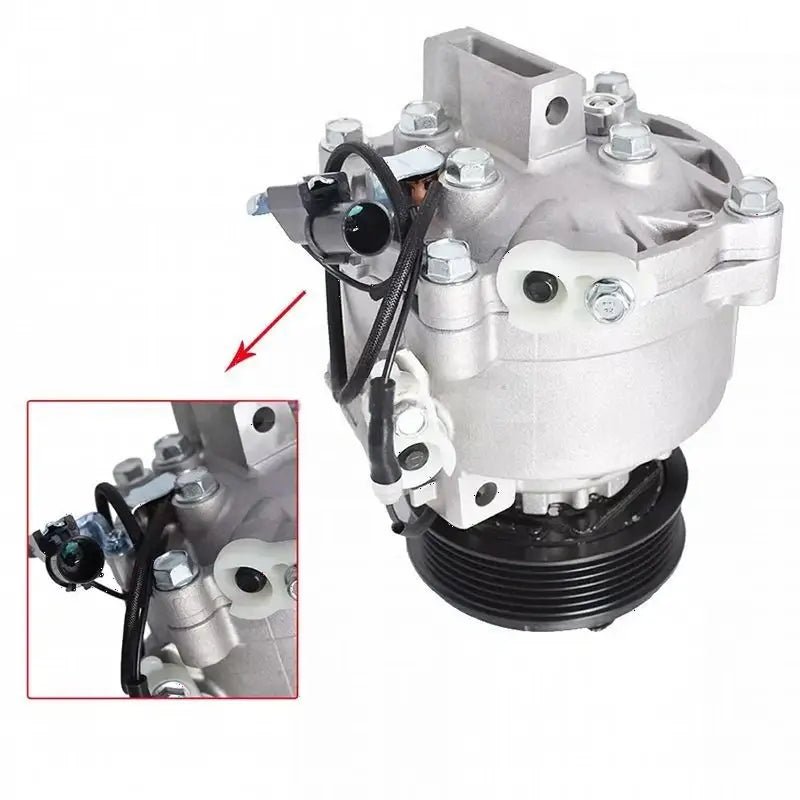 12V QS90C 6PK 95MM A/C Compressor 7813A212 7813A321 for 2009 - 2015 Mitsubishi Outlander Lancer 2.0L 2.4L - Fab Heavy Parts