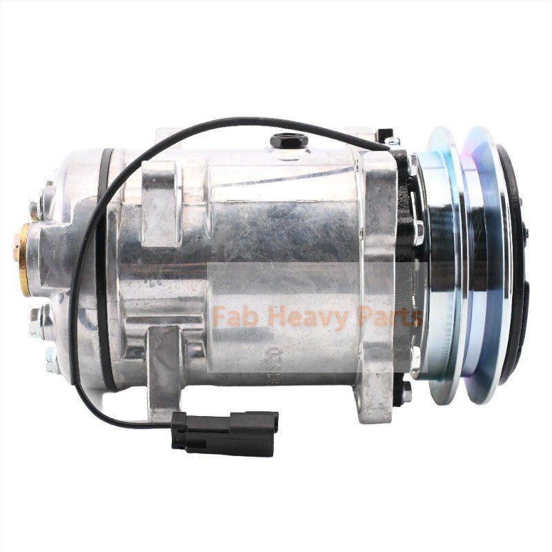 12V SD510 SD5H16 A/C Compressor 7T - 7825 7T7825 3E - 7704 3E7704 Fits for Caterpillar CAT 205B 206B 211B 416B 426B 438B 918F 950F - Fab Heavy Parts