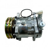 12V SD5H11 A/C Compressor 48098945 for New Holland Tractor T2320 T2410 T2420 TC40DA TC45DA Boomer 3040 - Fab Heavy Parts