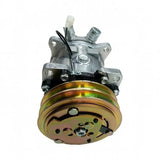 12V SD5H11 A/C Compressor 48098945 for New Holland Tractor T2320 T2410 T2420 TC40DA TC45DA Boomer 3040 - Fab Heavy Parts