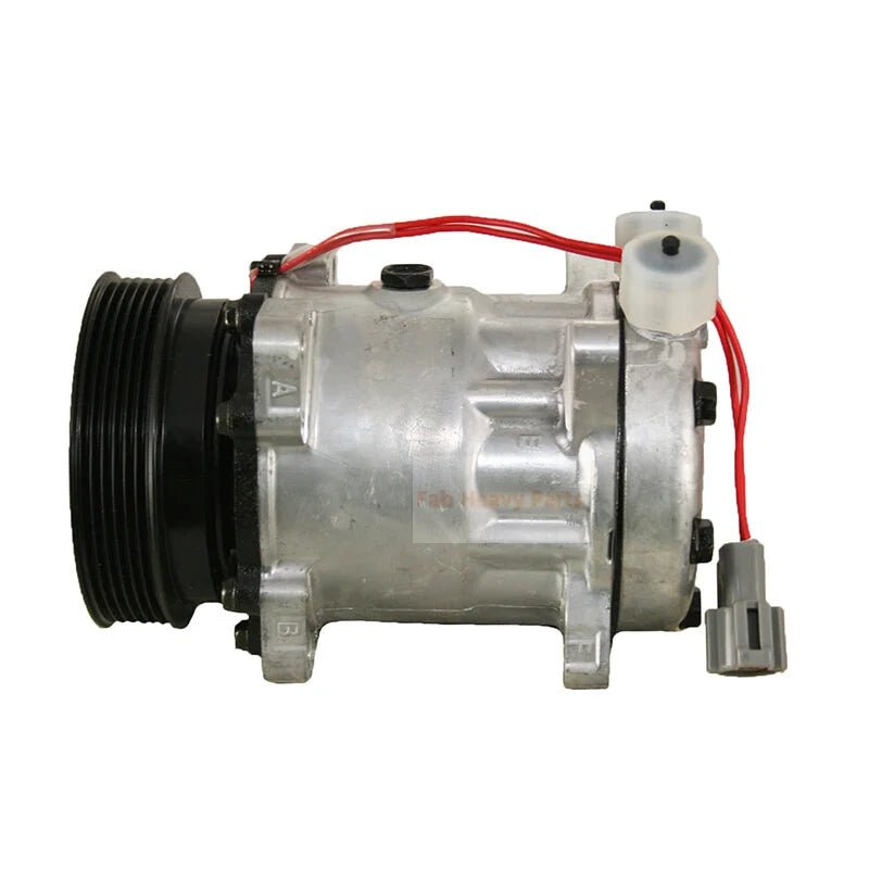 12V SD709 A/C Compressor F7TD19D629AA Fits for ford Motorhome - Fab Heavy Parts