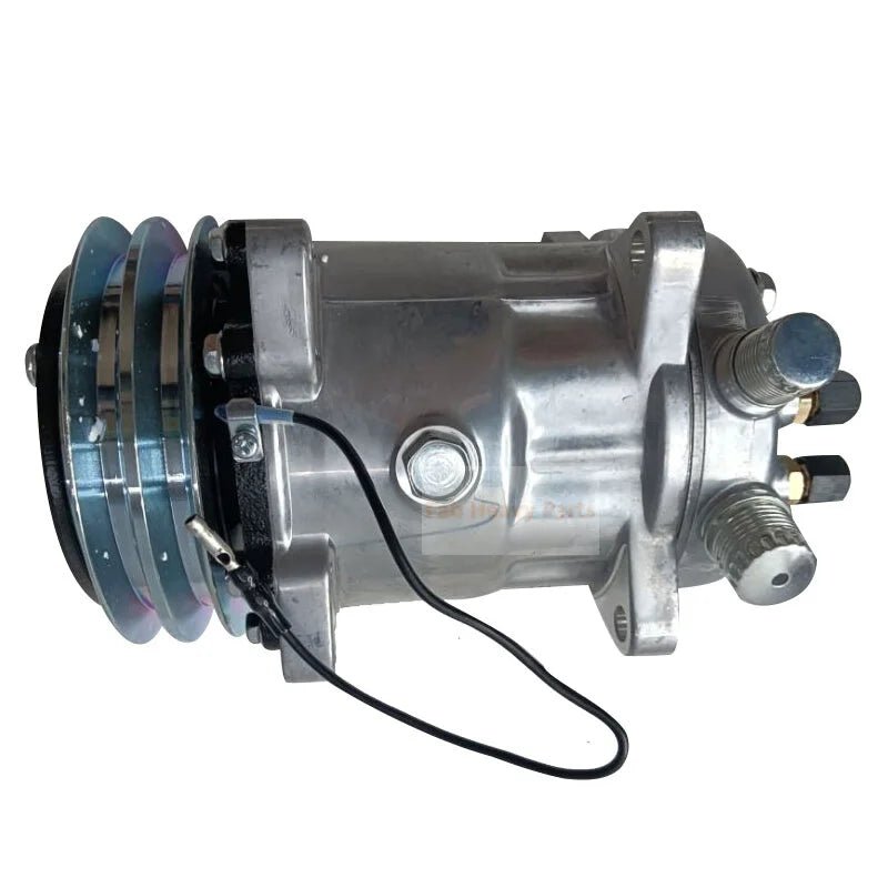 12V SD7H15 4663 A/C Compressor 86508521 Fits for CASE Tractor 2090 2094 2290 2294 2390 2394 2590 2594 3294 New Holland TR87 TR88 TR89 TR97 TR98 TR99 - Fab Heavy Parts
