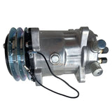 12V SD7H15 4663 A/C Compressor 86508521 Fits for CASE Tractor 2090 2094 2290 2294 2390 2394 2590 2594 3294 New Holland TR87 TR88 TR89 TR97 TR98 TR99 - Fab Heavy Parts