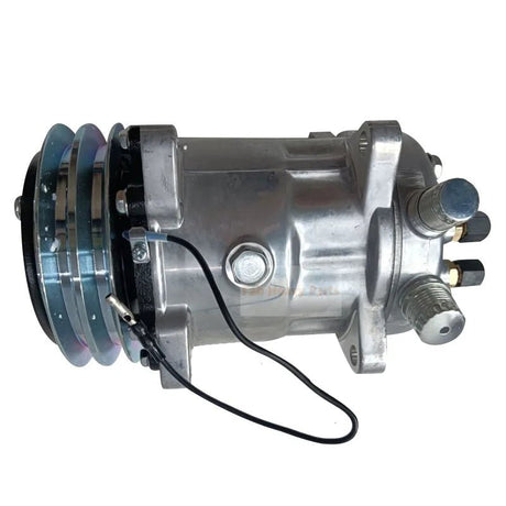 12V SD7H15 4663 A/C Compressor 86508521 Fits for CASE Tractor 2090 2094 2290 2294 2390 2394 2590 2594 3294 New Holland TR87 TR88 TR89 TR97 TR98 TR99 - Fab Heavy Parts