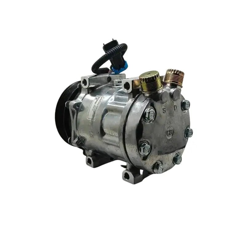 12V SD7H15 7H15 6PK 125mm A/C Compressor RD5 - 10266 - 0 4475 4756 for Freightliner Truck - Fab Heavy Parts
