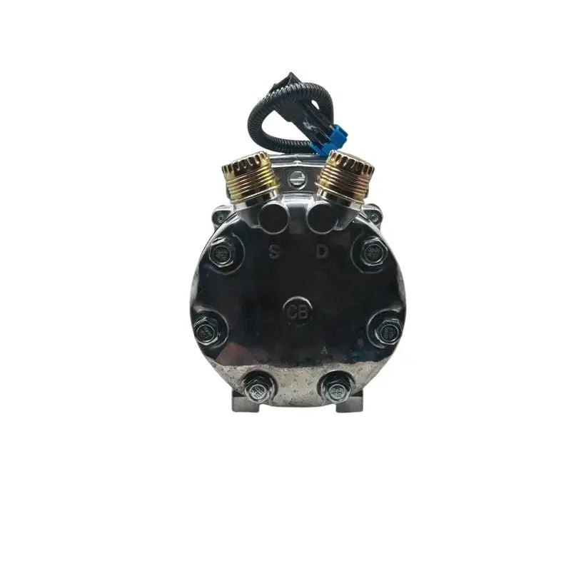 12V SD7H15 7H15 6PK 125mm A/C Compressor RD5 - 10266 - 0 4475 4756 for Freightliner Truck - Fab Heavy Parts