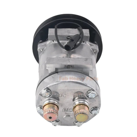 12V SD7H15 A/C Compressor 4105 47693200 84356660 Fits for CASE Loader 121F 21F 221F 321F 570NXT 580N 580SN 590SN - Fab Heavy Parts