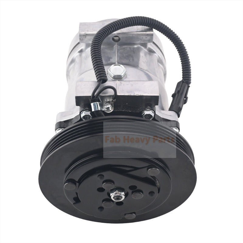 12V SD7H15 A/C Compressor 4105 47693200 84356660 Fits for New Holland Loader W50C W60C W70C W80C U80C B110C B95C - Fab Heavy Parts