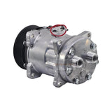 12V SD7H15 A/C Compressor 4672 Fits for Freightliner Kenworth Volvo Caterpillar - Fab Heavy Parts