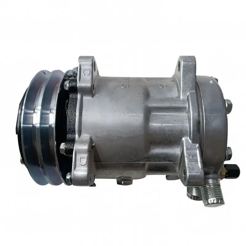 12V SD7H15 A/C Compressor 87026034 for CASE Loader 430 435 440 445 450 465 440CT 445CT 450CT - Fab Heavy Parts