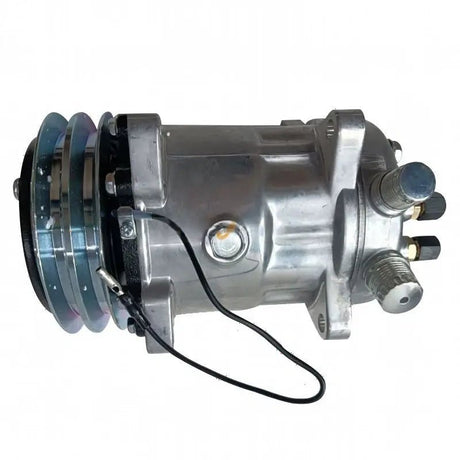 12V SD7H15 A/C Compressor 87026034 for CASE Loader 430 435 440 445 450 465 440CT 445CT 450CT - Fab Heavy Parts