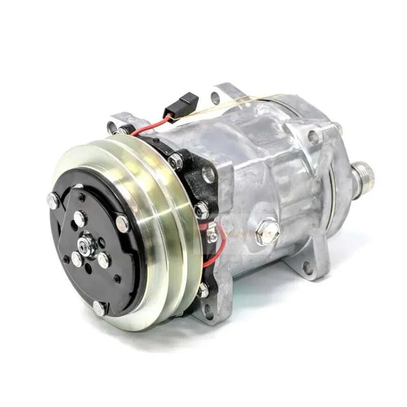 12V SD7H15 A/C Compressor 89644 - 9 Aftermarket Replacement For Bobcat Telescopic Handler T2556 T2566 Versahandler V518 - Fab Heavy Parts