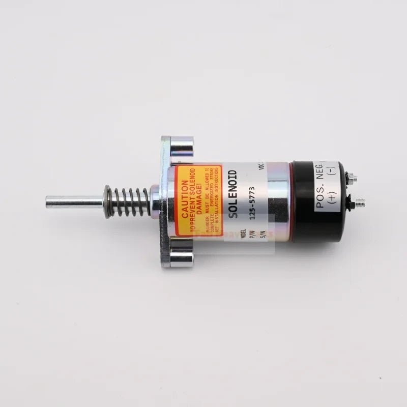 12V Shutoff Solenoid 125 - 5773 1255773 Fits for Caterpillar CAT Engine 3204 3304 3304B 3306 3306B 3306C 3406B 3406C - Fab Heavy Parts