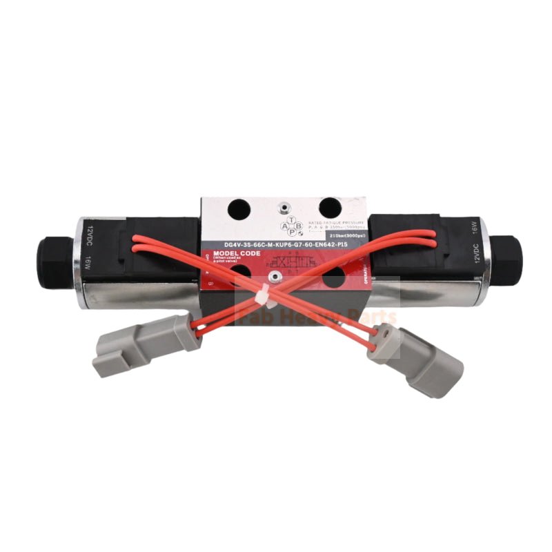 12V Solenoid Valve 223 - 8181 2238181 Fits for Caterpillar CAT 416D 420D 424B 428D 430D 432D 438D 442D Backhoe Loader - Fab Heavy Parts