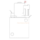 Solenoid Valve 225-0300 2250300 Fits for Caterpillar Engine C9 CAT Wheel Loader 924G 924GZ 928HZ 930G 950H 962H 966H 972H
