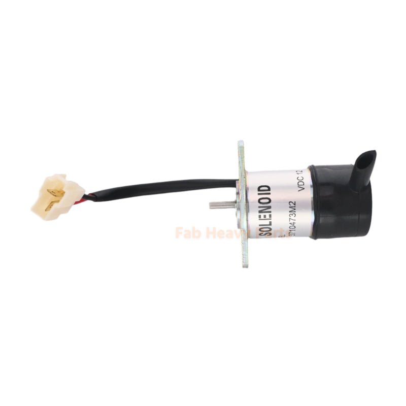 12V Solenoid Valve 3710473M2 052600 - 4352 Fits for Iseki Engine 3ICLL1.12B3G E3100 - G01 Tractor SXG19H SXG22H SF200M SGR17 - Fab Heavy Parts