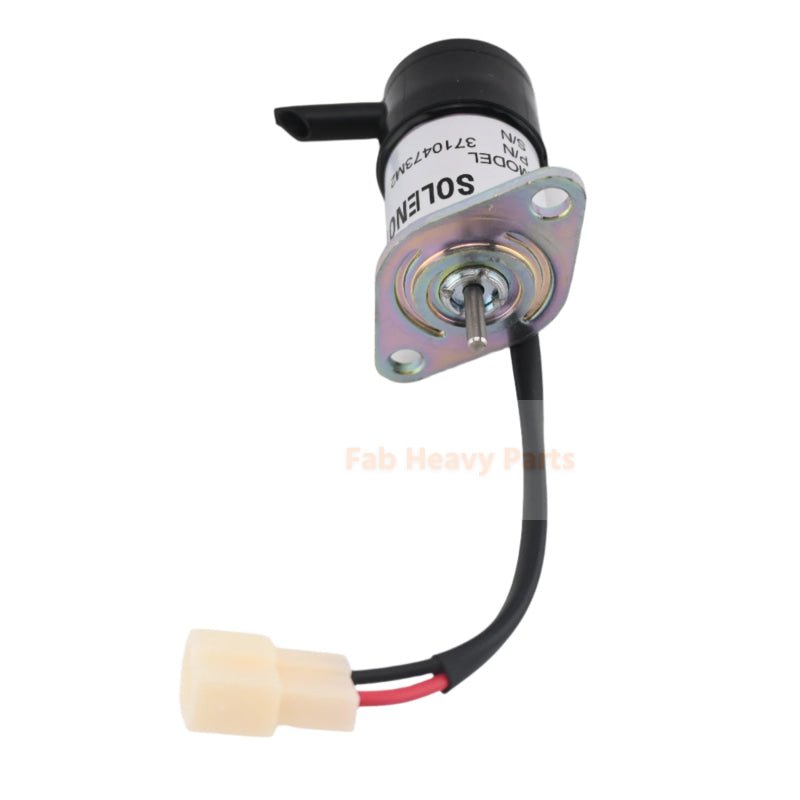 12V Solenoid Valve 3710473M2 052600 - 4352 Fits for Iseki Engine 3ICLL1.12B3G E3100 - G01 Tractor SXG19H SXG22H SF200M SGR17 - Fab Heavy Parts