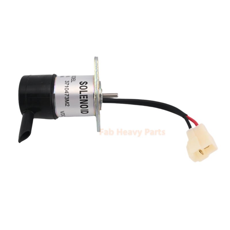 12V Solenoid Valve 3710473M2 052600 - 4352 Fits for Iseki Engine 3ICLL1.12B3G E3100 - G01 Tractor SXG19H SXG22H SF200M SGR17 - Fab Heavy Parts