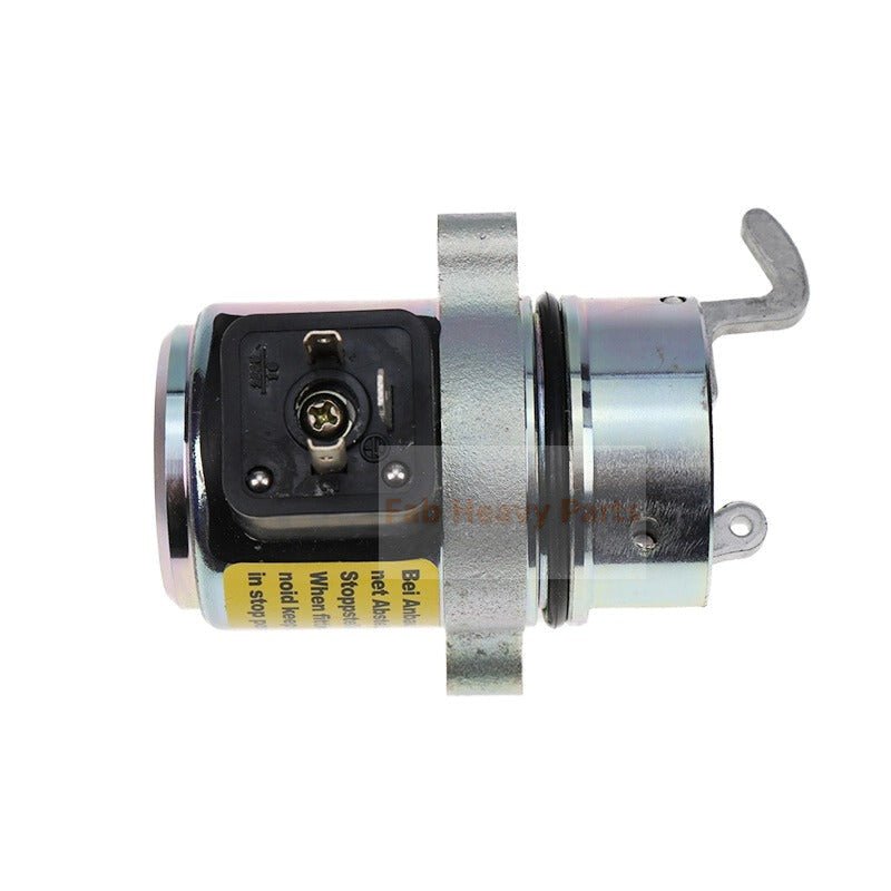 12V Solenoid Vavle VOE11715004 Fits for Volvo Engine D3D D3.6D Wheel Loader L20B L25B L30B L35B L20F L25F - Fab Heavy Parts