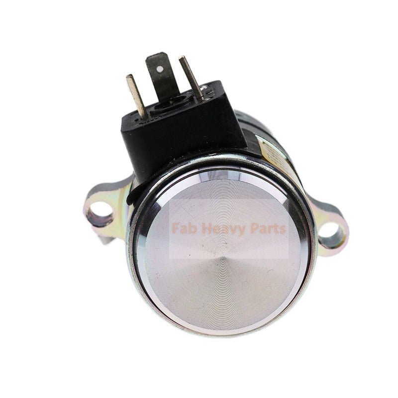 12V Solenoid Vavle VOE11715004 Fits for Volvo Engine D3D D3.6D Wheel Loader L20B L25B L30B L35B L20F L25F - Fab Heavy Parts