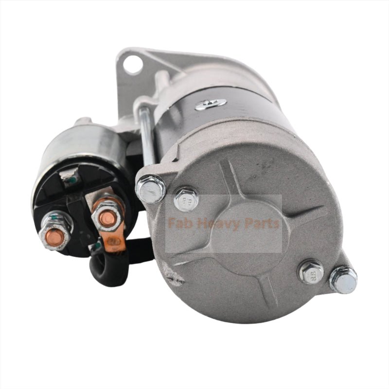 12V Starter Motor 6676957 6685190 for Kubota Engine V2203 V3300 Aftermarket Replacement For Bobcat T2250 V417 5600 773 A300 A770 S750 S770 S850 T750 T770 T870 - Fab Heavy Parts