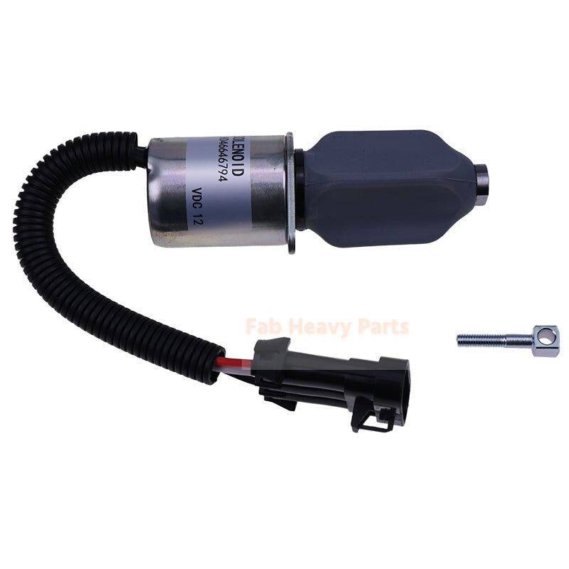 12V Stop Solenoid SA - 4806 - 12 Fits for Kubota Engine V2203 Excavator KX161 - 2 KX151 KX101 - Fab Heavy Parts