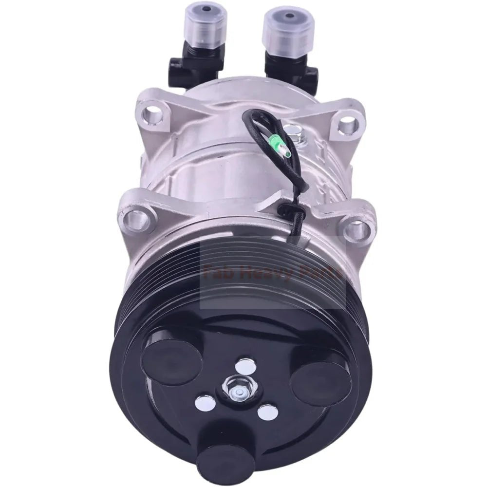 12V TM - 15HS A/C Compressor AT314517 Fits for John Deere 4024 5030 Engine 244J 304J 324J Loader - Fab Heavy Parts
