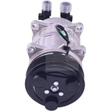12V TM - 15HS A/C Compressor AT314517 Fits for John Deere 4024 5030 Engine 244J 304J 324J Loader - Fab Heavy Parts