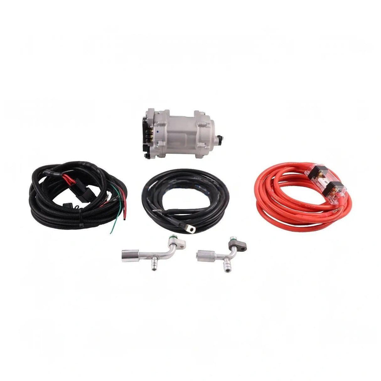 12V/24V Electric Air Conditioning Compressor ES18CC012 for Camper Truck Van Cab - Fab Heavy Parts