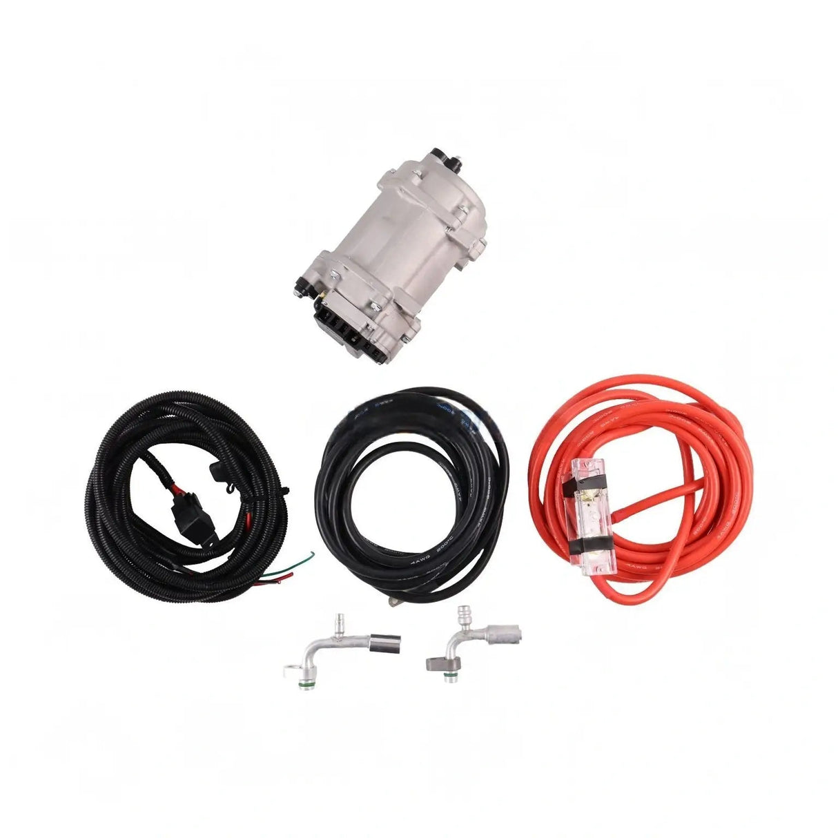 12V/24V Electric Air Conditioning Compressor ES18CC012 for Camper Truck Van Cab - Fab Heavy Parts