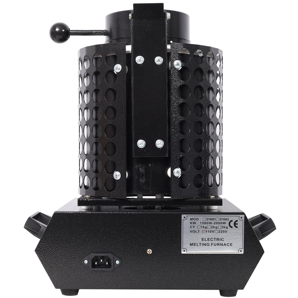 1+3 KG Electric Digital Smelting Furnace 1800W 1100 °C / 2012°F PID Smelter Kiln Kit (110V) - Fab Heavy Parts