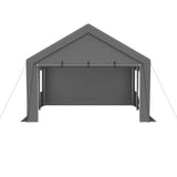 13'x20' Canopy with 2 Roll - Up Door Waterproof Party Tent Carport & Storage Shelter for Outdoor, Car, Boat, Garden Party, Gathering - Fab Heavy Parts