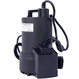 1/4 HP Automatic Swimming Pool Cover Pump 120 V Submersible with 3/4 Check Valve Adapter1850 GPH Water Removal - Fab Heavy Parts