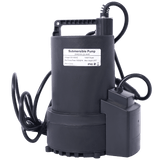 1/4 HP Automatic Swimming Pool Cover Pump 120 V Submersible with 3/4 Check Valve Adapter1850 GPH Water Removal - Fab Heavy Parts