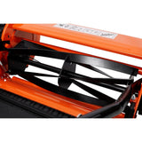 14 - Inch 5 - Blade Push Reel Lawn Mower with Grass Catcher - Orange - Fab Heavy Parts