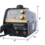140A MIG Welder 110V/220V Dual Voltage Multiprocess Gas Gasless Welding Machine 4 in 1 Flux MIG/Solid Wire/Lift TIG/Stick ARC - Fab Heavy Parts