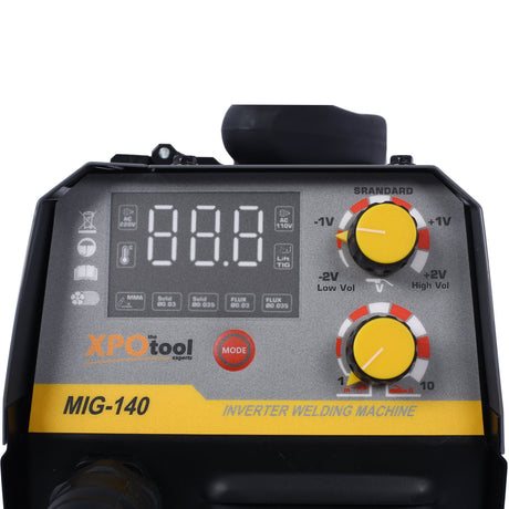 140A MIG Welder 110V/220V Dual Voltage Multiprocess Gas Gasless Welding Machine 4 in 1 Flux MIG/Solid Wire/Lift TIG/Stick ARC - Fab Heavy Parts
