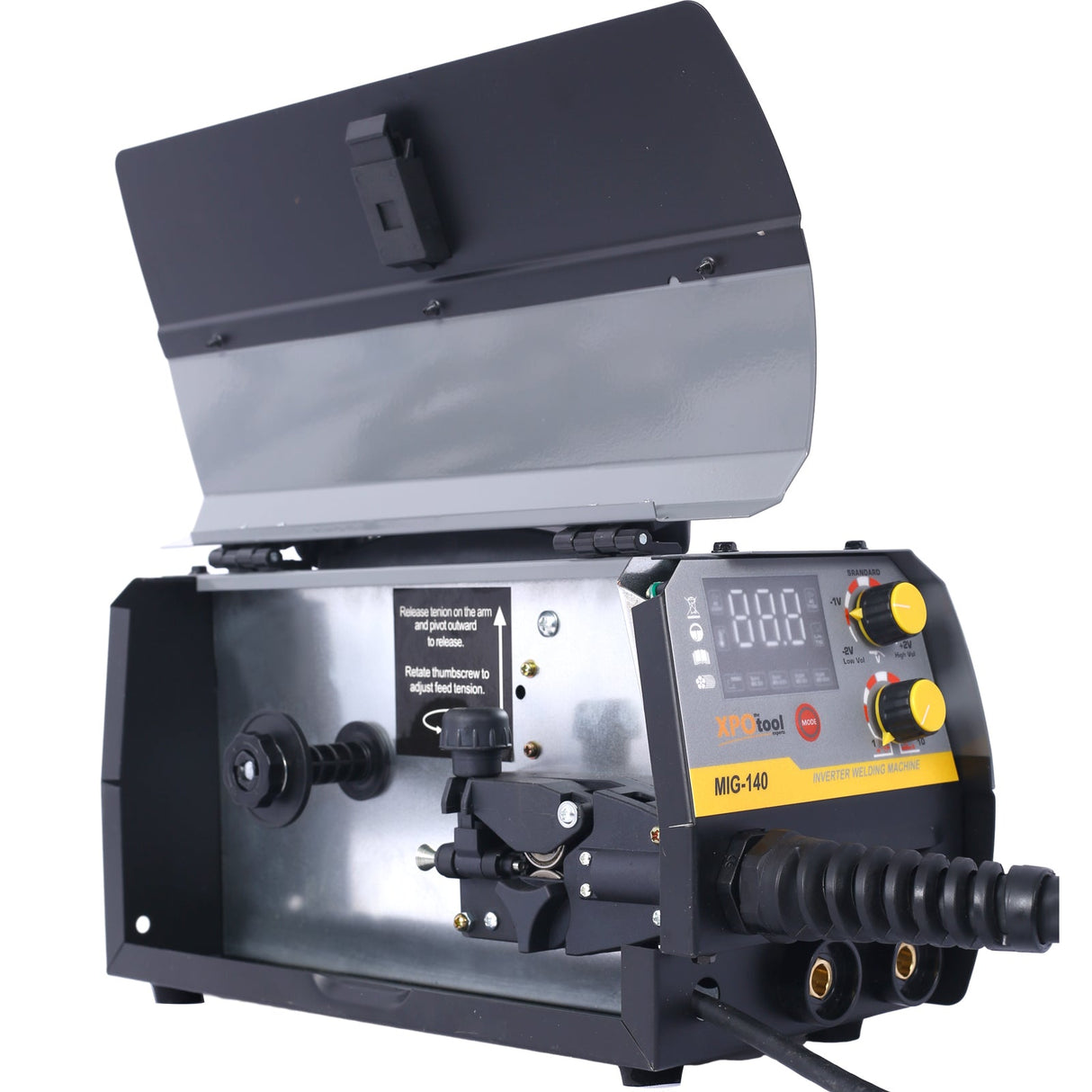 140A MIG Welder 110V/220V Dual Voltage Multiprocess Gas Gasless Welding Machine 4 in 1 Flux MIG/Solid Wire/Lift TIG/Stick ARC - Fab Heavy Parts
