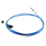 5M, 200" Throttle Cable Push Pull Cable With Control Handle for Excavators Loaders Tractors-Blue