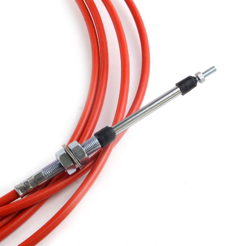 7M, 276" Throttle Cable with Control Handle Fits for CASE Volvo Fits Komatsu JCB CAT JD