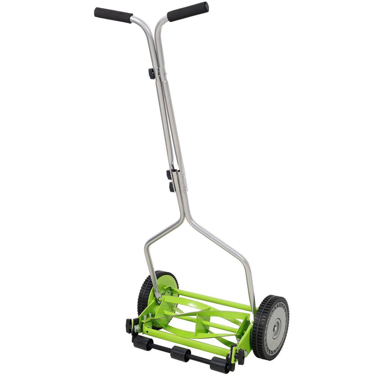 14in Push Lawn Mower Push Reel Lawn Mower - Green - Fab Heavy Parts