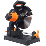 15 - Amp Heavy Duty 14 Inch Metal Cutting Chop Saw W/ 2x14 Inch Carbide - Tipped Blade ETL Certificate - Fab Heavy Parts