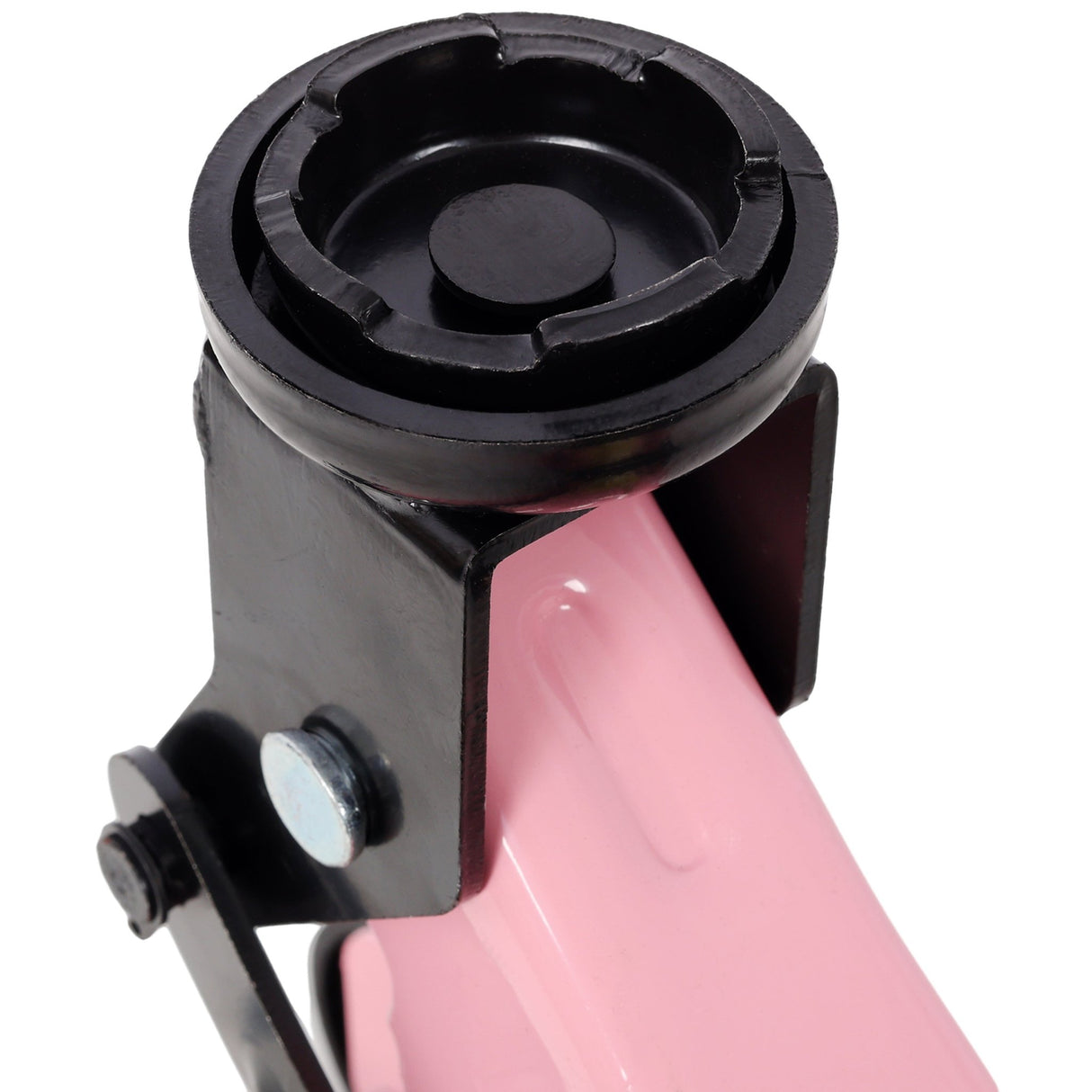 1.5 Ton Low Profile Hydraulic Floor Jack Lifting Range 5" - 11.8" with Plastic Case - Pink - Fab Heavy Parts