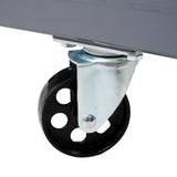1,500 Lb. Capacity Adjustable Height Dual Wheel Dolly for Large Trucks - Grey - Fab Heavy Parts