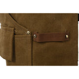 Long Apron Heavy Duty Canvas Tool 16 Oz--Brown