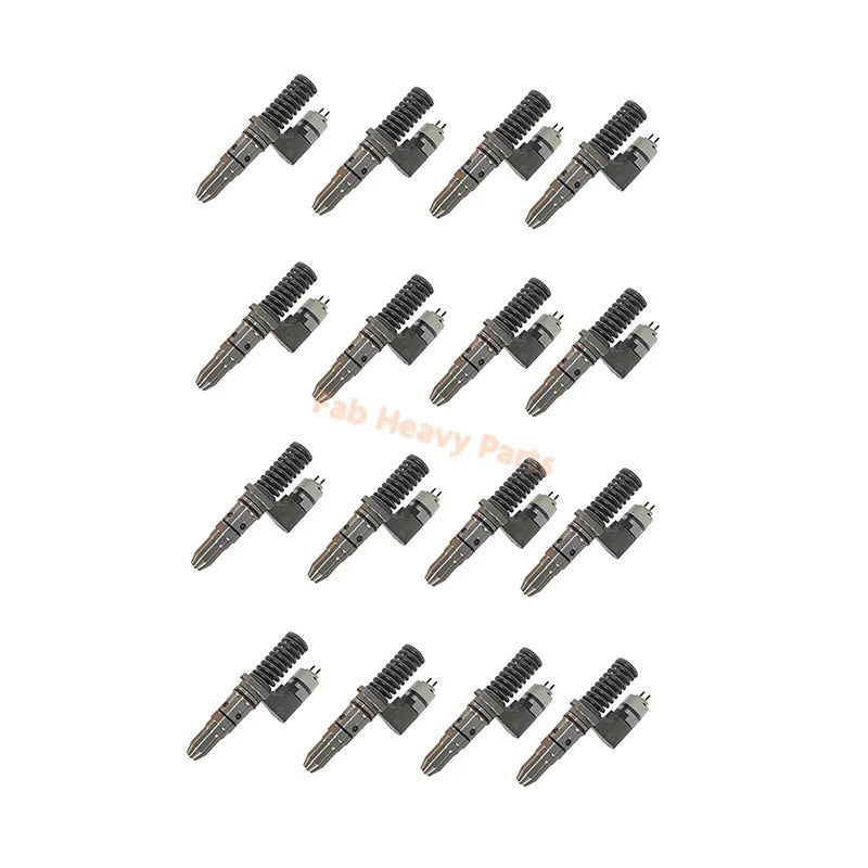16 PCS Fuel Injector 3920220 392 - 0220 Fits for Caterpillar CAT Engine 3508 3508B 3508C 3512 3512B 3512C 3516 3516B 3516C - Fab Heavy Parts