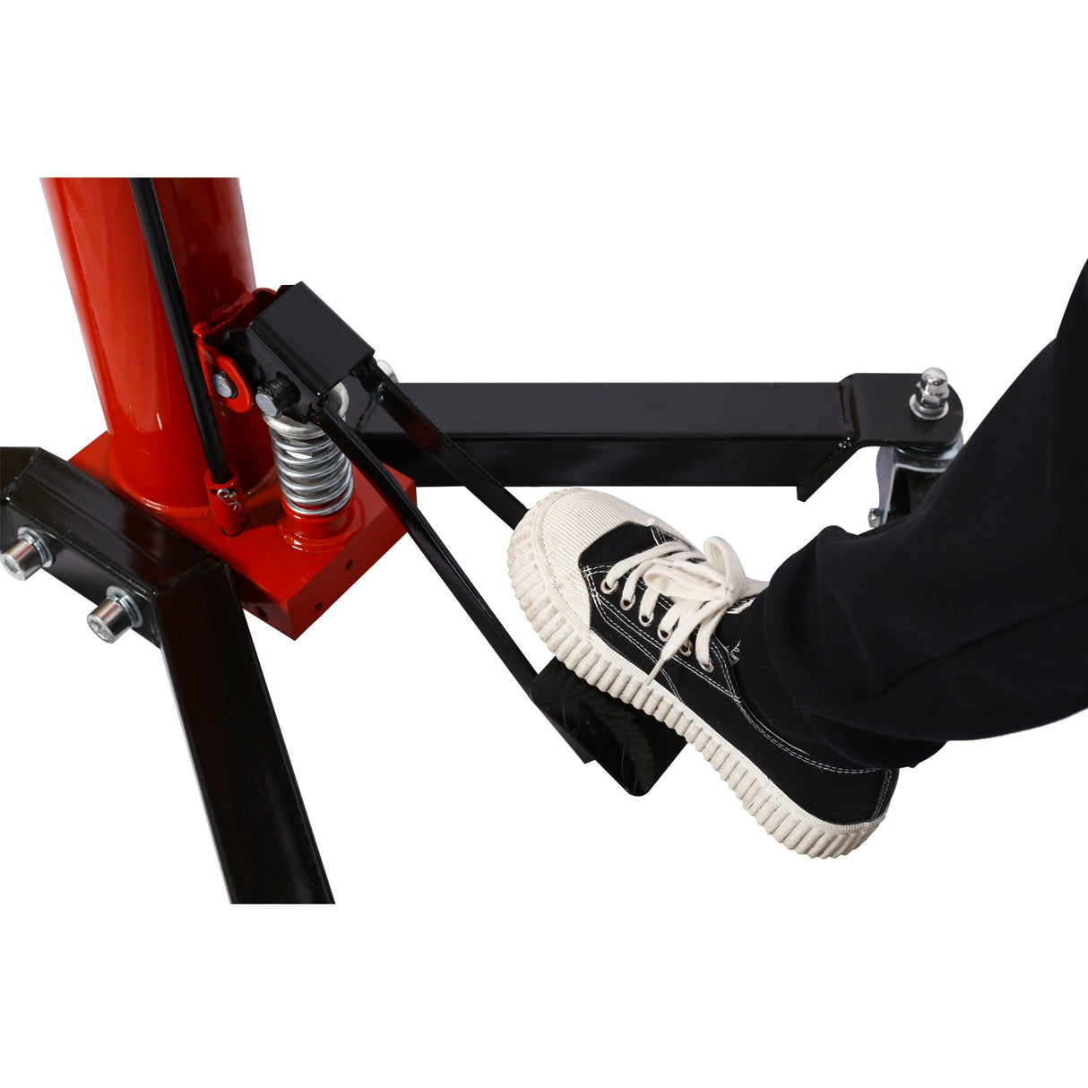 1660lbs Hydraulic Transmission Jack 2 Stage w/ 360° for Car Lift 0.75 Ton - Fab Heavy Parts