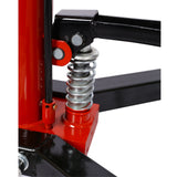 1660lbs Hydraulic Transmission Jack 2 Stage w/ 360° for Car Lift 0.75 Ton - Fab Heavy Parts