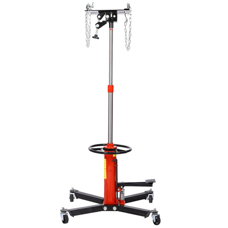 1660lbs Hydraulic Transmission Jack 2 Stage w/ 360° for Car Lift 0.75 Ton - Fab Heavy Parts